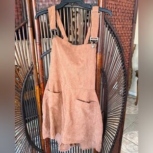 Brown Corduroy Overall Never Worn